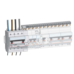 Legrand - Module de raccordement par peigne produit tête de groupe 4P + Peigne HX3 - 406301+405201