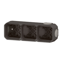 Legrand - Plexo L - Boîtier saillie étanche composable - 3 postes - horizontal/vertical - anthracite - Réf : 069603L