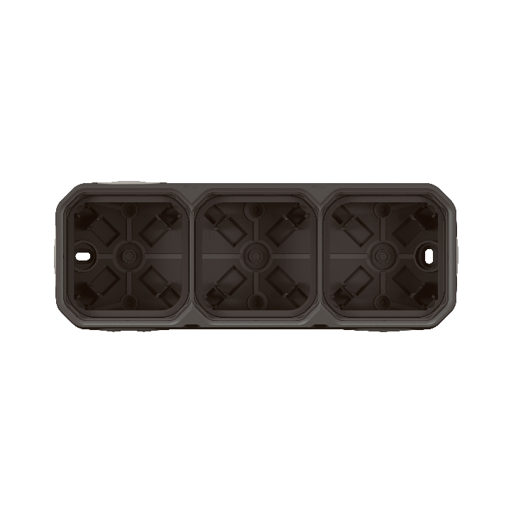 Legrand - Plexo L - Boîtier saillie étanche composable - 3 postes - horizontal/vertical - anthracite - Réf : 069603L