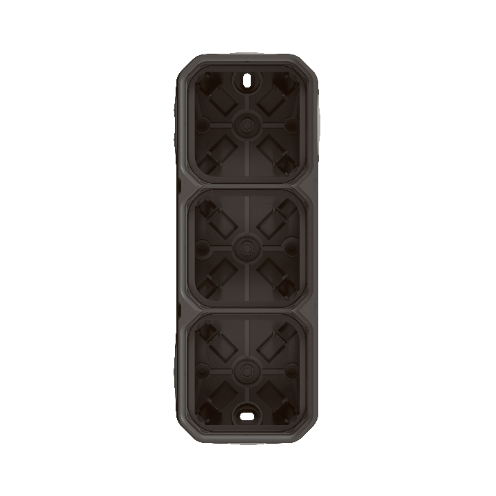 Legrand - Plexo L - Boîtier saillie étanche composable - 3 postes - horizontal/vertical - anthracite - Réf : 069603L