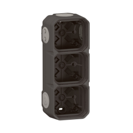 Legrand - Plexo L - Boîtier saillie étanche composable - 3 postes - horizontal/vertical - anthracite - Réf : 069603L