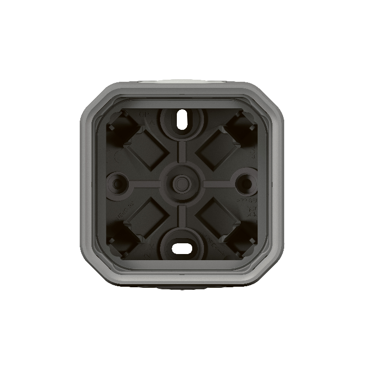 Legrand - Plexo L - Boîtier saillie étanche composable - 1 poste - gris - Réf : 069651L