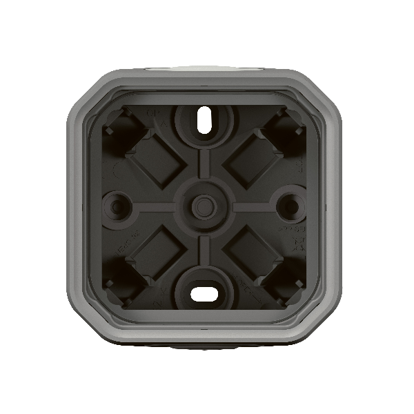 Legrand - Plexo L - Boîtier saillie étanche composable - 1 poste - gris - Réf : 069651L