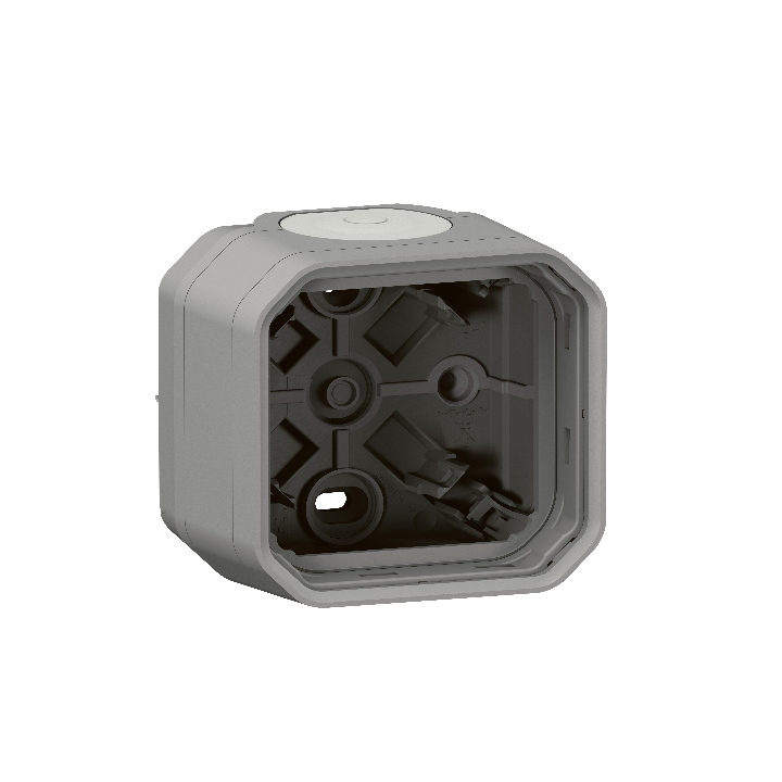 Legrand - Plexo L - Boîtier saillie étanche composable - 1 poste - gris - Réf : 069651L