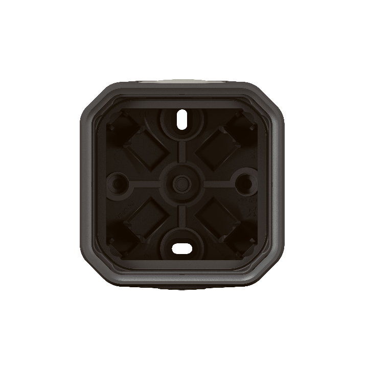 Legrand - Plexo L - Boîtier saillie étanche composable - 1 poste - anthracite - Réf : 069601L