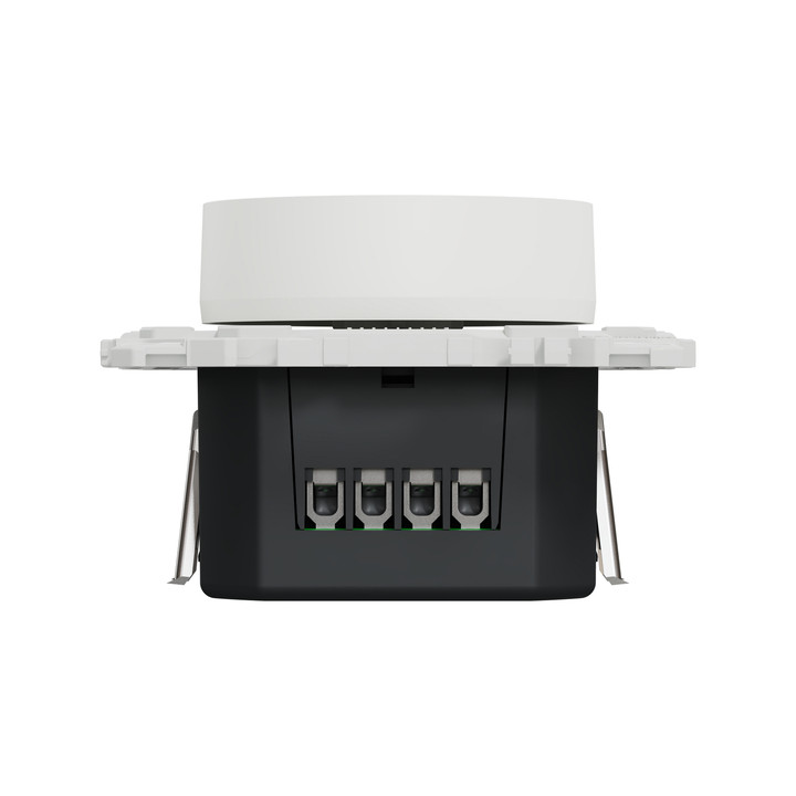 Schneider - Odace 2025 - Variateur de lumière universel 2 ou 3 fils - Rotatif - Blanc craie - Réf : S920519