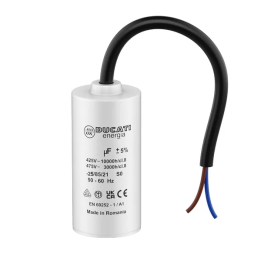 Ducati Energia - Condensateur pour moteur monophasé - 75 MF - ±5% - 450V - à câble - Réf : CDD CB 75