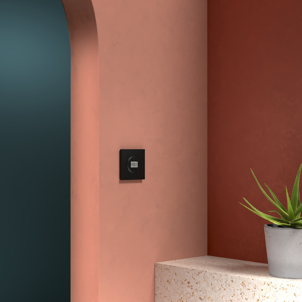 Schneider - Odace 2025 - Détecteur de présence et mouvement - 3 fils avec neutre - Noir onyx - Réf : S940526