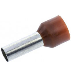 Embout de câblage marron 10mm2 - 41055