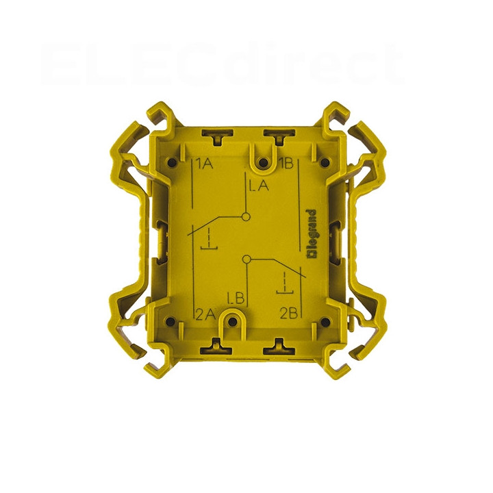 Legrand - Plexo - Commande double - 3 fonctions - composable - étanche - IP55/IK08 - Blanc - Réf : 069625L