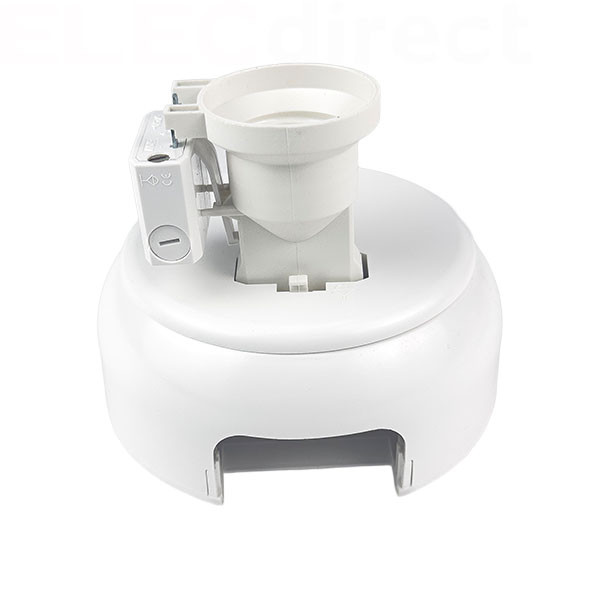 Eur'Ohm - KIT point de centre DCL en saillie - Ø85 mm - avec douille DCL E27 - Réf : 53098