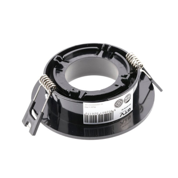 GTV Lighting - Support de spot plafond - rond - Noir - Ø90 mm - Réf : OP-LINTOK-00