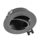 GTV Lighting - Support de spot plafond - rond - Noir - Ø90 mm - Réf : OP-LINTOK-00