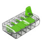 WAGO - Boîte de 25 Bornes GREEN Range auto fils souple / rigide 5 x (0,2 à 4mm2) - Réf : WAG 221-425