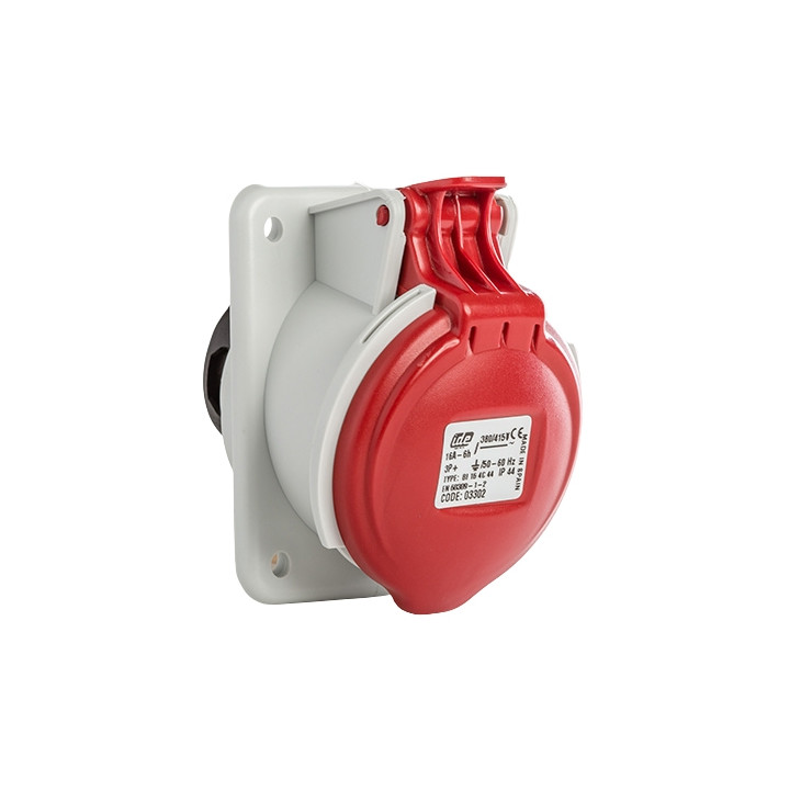 Digital - Prise de Courant Européenne 3P+T 16A - 380V IP 44 - 51112 (03302)