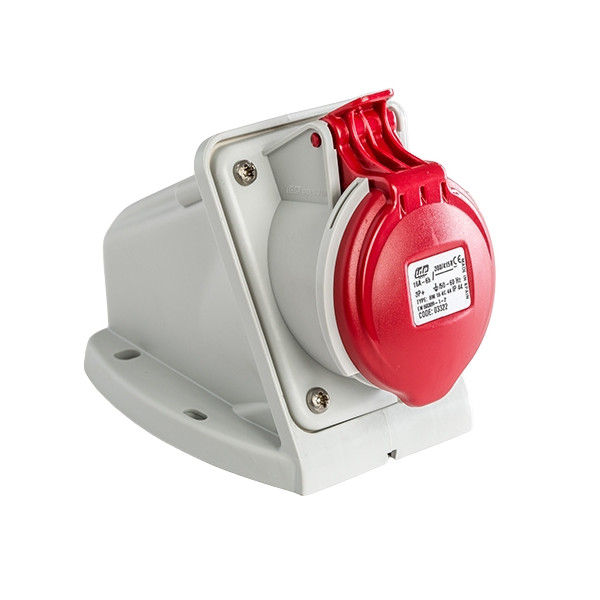 Digital - Prise de Courant Européenne socle 3P+T 16A - 380V IP 44 - Réf : 51212 (03322)