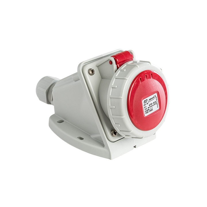 Digital - Prise de Courant Européenne socle 3P+T 16A - 380V IP 67 - Réf : 51712 (03822)