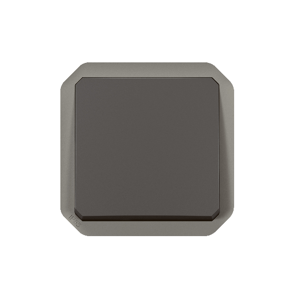 Legrand - Plexo L - Poussoir - 10A - 250V - composable - anthracite - IP55/IK08 - Réf : 069810L