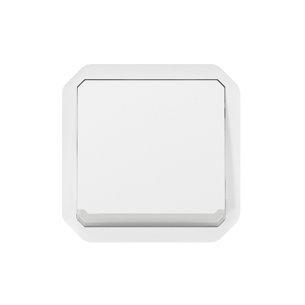 Legrand - Plexo L - Poussoir NO+NF lumineux - 10A - 250V - Composable - IP55/IK08 - Blanc - Réf : 069616L