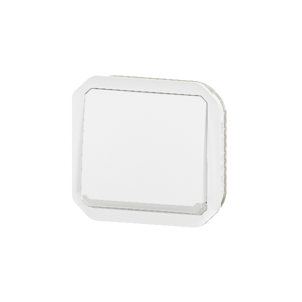 Legrand - Plexo L - Poussoir NO+NF lumineux - 10A - 250V - Composable - IP55/IK08 - Blanc - Réf : 069616L