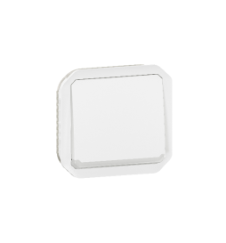 Legrand - Plexo L - Poussoir NO+NF lumineux - 10A - 250V - Composable - IP55/IK08 - Blanc - Réf : 069616L