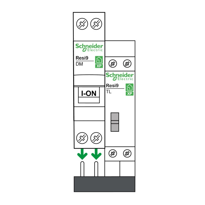 Schneider - Resi9 - Télérupteur TL Bipolaire - 2NO 16A - 250V - Réf : R9PCL216