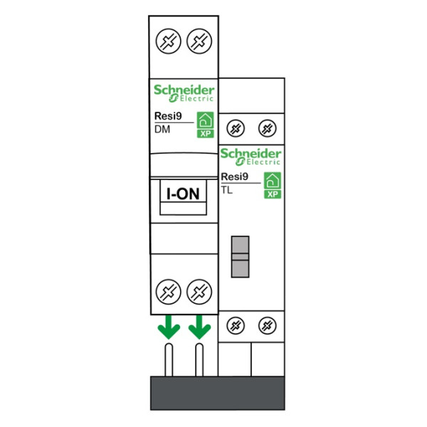 Schneider - Resi9 - Télérupteur TL Bipolaire - 2NO 16A - 250V - Réf : R9PCL216
