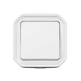 Legrand - Plexo L - Poussoir + Boîtier 1 poste - Saillie - Blanc - Réf. : 069760L