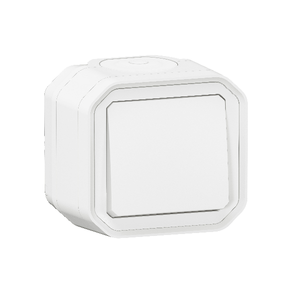 Legrand - Plexo L - Poussoir + Boîtier 1 poste - Saillie - Blanc - Réf. : 069760L
