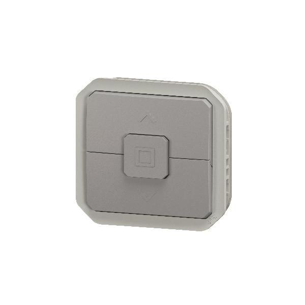 Legrand - Plexo L - Interrupteur pour volets roulants - 6A - 250V - composable - Gris - IP55/IK08 - Réf : 069538L