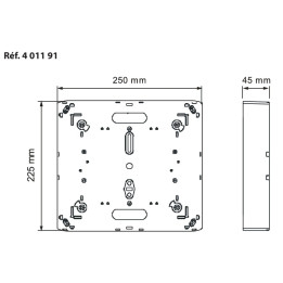 Legrand - Platine pour Disjoncteur branchement Seul - DRIVIA 13M et 18M - Réf : 401191