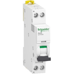 Schneider - Acti9 iDT40N - disjoncteur modulaire - 1P+N D 20A 6000A/10kA - A9P34620