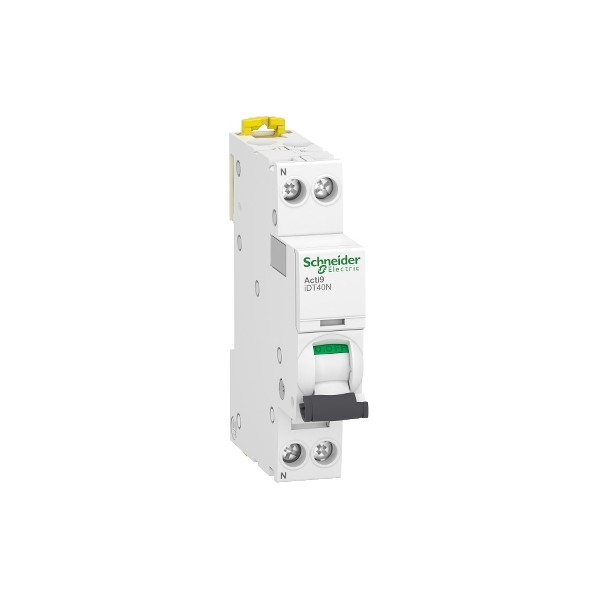 Schneider - Acti9 iDT40N - disjoncteur modulaire - 1P+N D 20A 6000A/10kA - A9P34620
