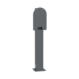 Schneider Charge Pro - Pied métal pour une Borne - IK10 - Réf : EVA2PBS1