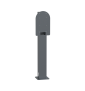 Schneider Charge Pro - Pied métal pour une Borne - IK10 - Réf : EVA2PBS1