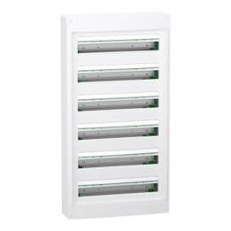 Schneider - PrismaSeT XS - Coffret saillie - 6R - 24M - sans porte - Réf : LVSXT624