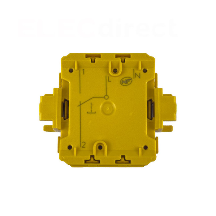 Legrand - Oteo - Transformeur simple 3 en 1 lumineux - Interrupteur/Va et vient - Poussoir - Blanc - Ref : 086017L