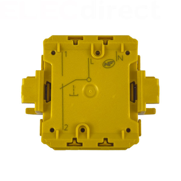 Legrand - Oteo - Transformeur simple 3 en 1 lumineux - Interrupteur/Va et vient - Poussoir - Blanc - Ref : 086017L