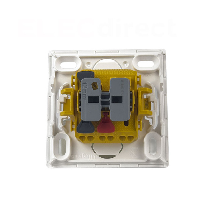 Legrand - Oteo -Transformeur 3 en 1 - Interrupteur/Va et vient - Poussoir - Blanc - Ref : 086001L