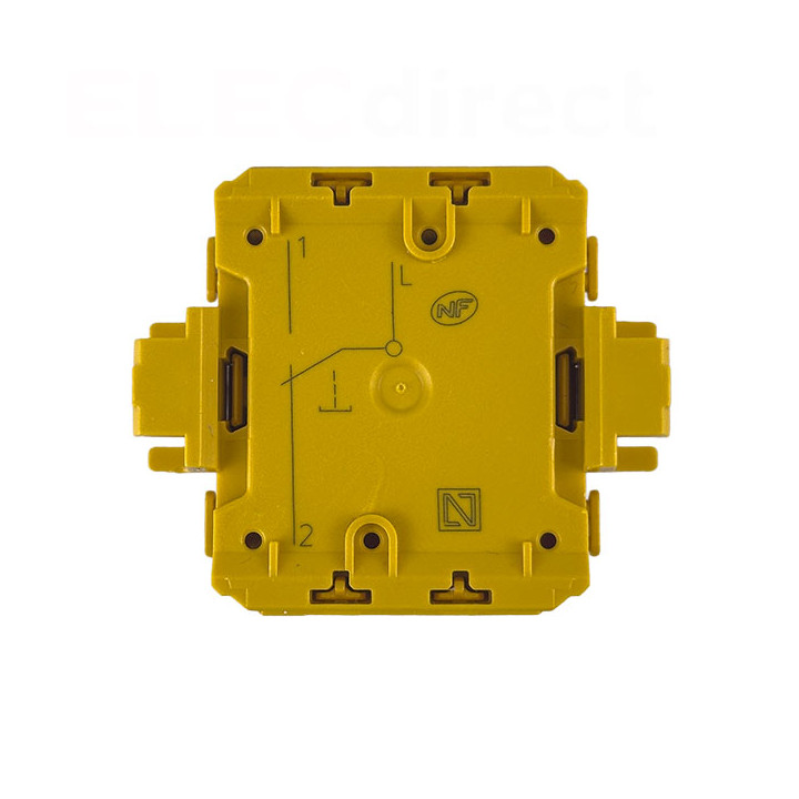 Legrand - Oteo -Transformeur 3 en 1 - Interrupteur/Va et vient - Poussoir - Blanc - Ref : 086001L