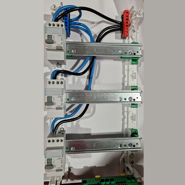 Elecdirect - KIT alimentation par le haut pour tableau 3 rangées - Réf : CORDONALIM3R