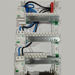 Elecdirect - KIT alimentation par le haut pour tableau 3 rangées - Réf : CORDONALIM3R