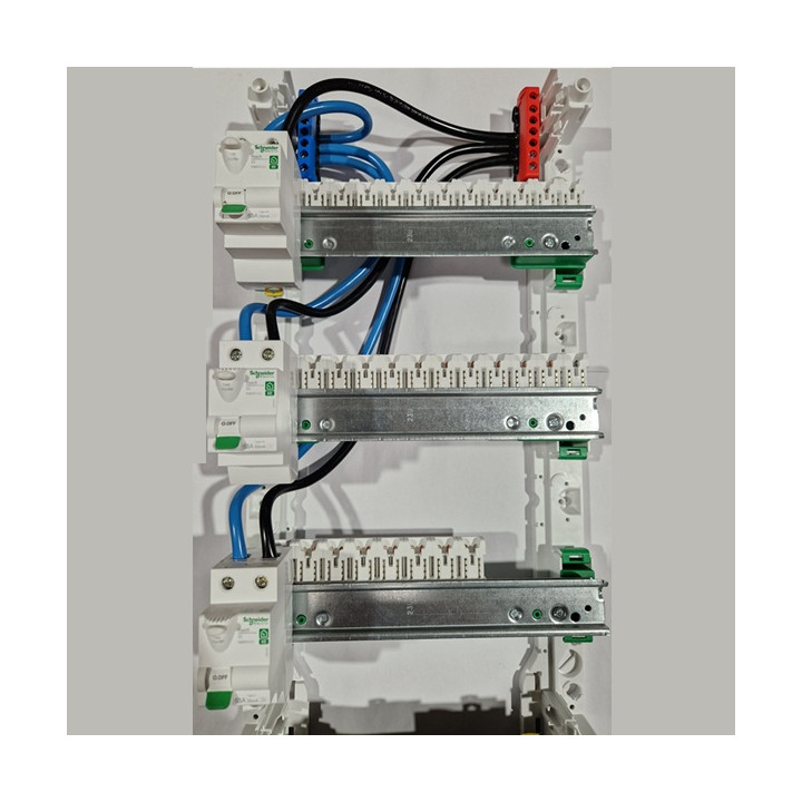 Elecdirect - KIT alimentation par le haut pour tableau 3 rangées - Réf : CORDONALIM3R