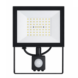 Spectrum - Noctis Lux 4 - Projecteur LED à détection - Noir - 230V - 50W - 4300lm - 4000K -  IP65 - Réf : SLI029073NW-DETECT