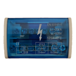 Digital Electric - Répartiteur 125A 2x6 départs - Mono 230V - Réf : 41512