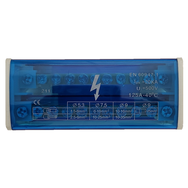 Digital Electric - Répartiteur 125A 2x10 départs - Mono 230V - Réf : 41514