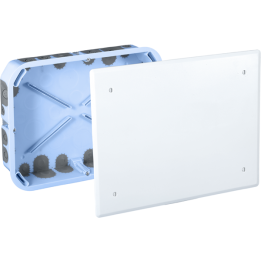 Eur'Ohm - Boîte de Dérivation encastrée - Étanche à l'air - 250x190x50 - Réf : 51016
