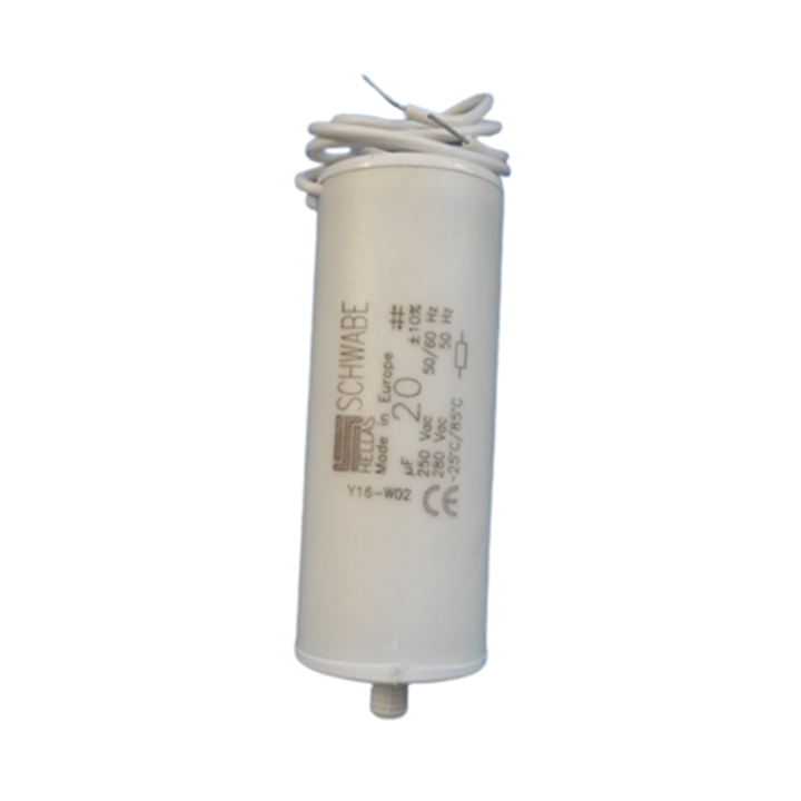 Schwabe Hellas - Condensateur de démarrage 20 µF - 250V - ±10% - Réf : CONDO20MF
