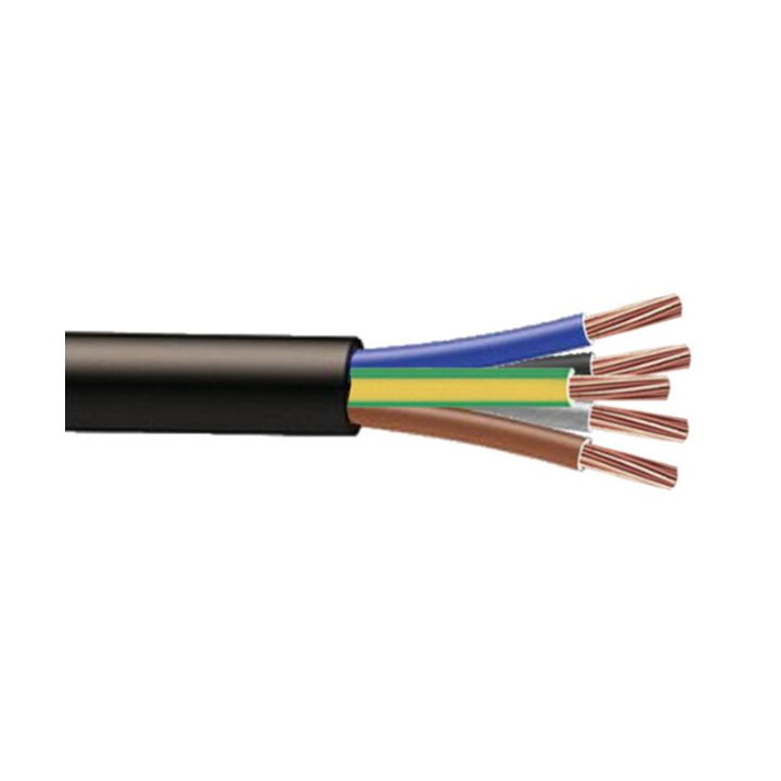 Câble Électrique H07RN-F 5G2.5² - G/N/M/B/VJ - Coupe au mètre - Réf : CABLERNF5G2.5