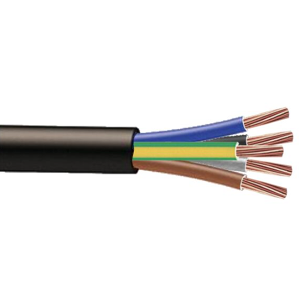 Câble Électrique H07RN-F 5G2.5² - G/N/M/B/VJ - Coupe au mètre - Réf : CABLERNF5G2.5